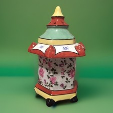 Rauchverzehrer Porzellan TEEHAUS intakt, Kabel erneuert ! , Zustand 2