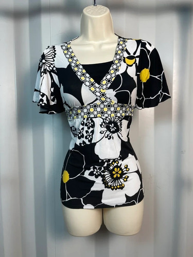 Damen großes top - top, schwarz