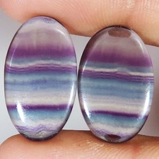 100% Natürlich Fluorit Paar