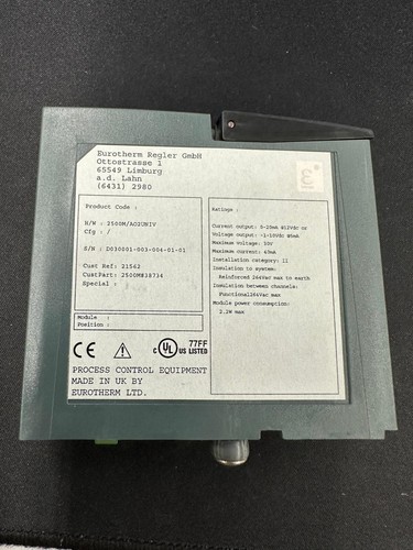 Eurotherm 2500m ao2univ - eurotherm, 2500m/ao2univ