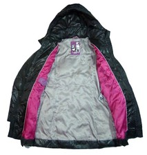 Frieda & Freddies Damen Winter Mantel Daunenmantel Jacke gr. 36 Braun Kapuze