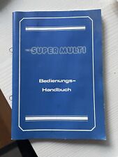 Handbuch super multi 1 - Spielautomat