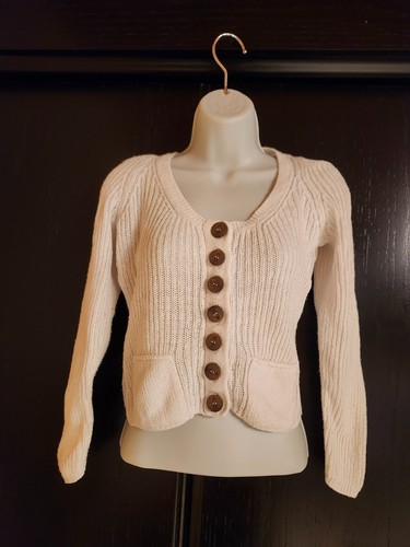 Damen kurze weiße - , strickjakce
