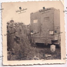 org. Foto 2. Weltkrieg Russland zersch. Kfz Lkw