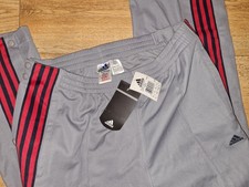 Adidas Piqué Snap Pant GrXL Neu mit Etikett Knopfhose 136460 Vintage Medium Lead