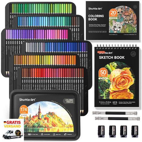 Buntstifte set 174 - buntstifte, farben