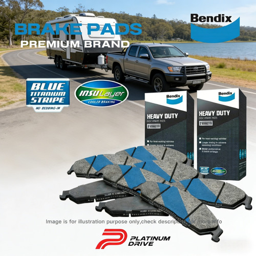 8pcs front rear bendix - front+rear,