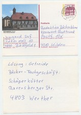 50763 - Ganzsache - Bildpostkarte Kelkheim, gelaufen Werther 8.7.1987
