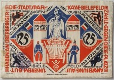 Notgeldschein der Stadt