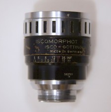 Frühe Messingversion Iscomorphot 8/1,5x anamorpher Adapter