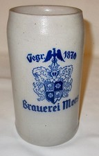 Alter Steingut Brauerei-Krug 1