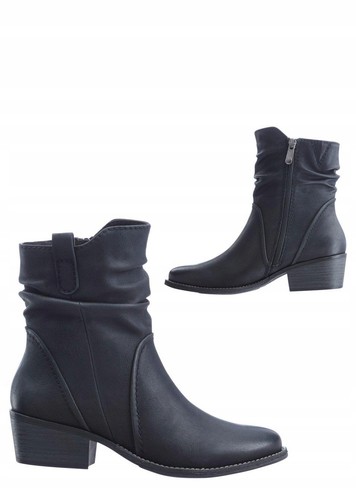Cowboy boots mit blockabsatz - cowboy-boots,