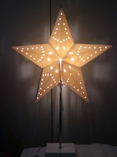 LED Papierstern auf Fuß Ø 45