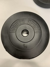 5 kg Hantelscheiben 33 mm Gewichte Gewichtsscheiben Hante lGORILLA SPORTS®