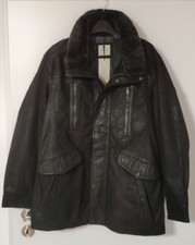 Maskuline Herren Designer-Lederjacke von  bugatti, Größe 56