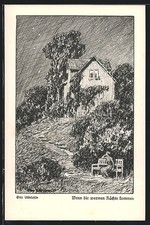 Künstler-AK Otto Ubbelohde: Wenn die warmen Nächte kommen 