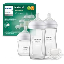 Philips Avent Babyflaschen aus Glas, Geschenkset für Neugeborene – 3