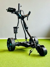 Caddyone 450 Elektro Golftrolley mit Fernbedienung, Schwarz/Blau