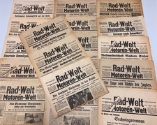LOT  * 1930 Rad-Welt Zeitung