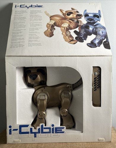 Cybie gold robotic dog - i-cybie,