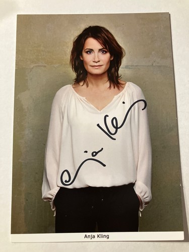 Autogramm anja kling - kling, tatort