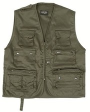 Jagd- und Anglerweste oliv