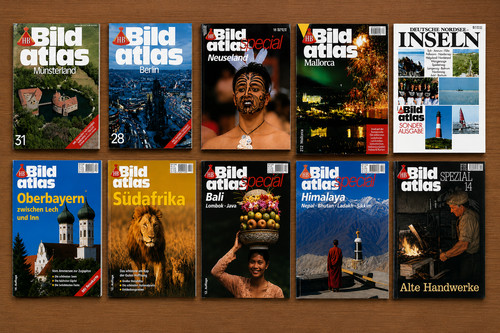 10x bildatlas reise magazin - hb,