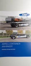 EBB Truck-Center: Abrollcontainer-Anhänger (Prospekt); 2024