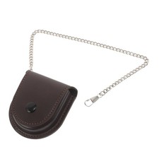 Vintage-Taschenuhr-Lederetui