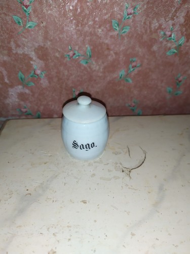 Alte porzellan vorrat dose - ,