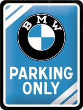 Blechschild „BMW Parking