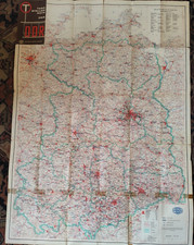 MINOL Tankstellennetz der DDR Auto Tankstelle Landkarte