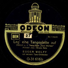 EUGEN WOLFF T.O. Leg' eine