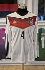 DFB Deutschland Trikot Heim WM 2014 Gr.6 adizero Spielertrikot Höwedes Autogramm