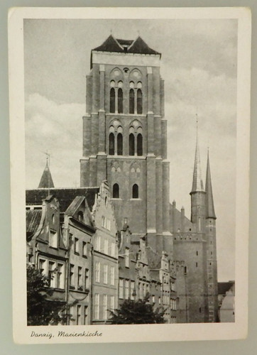 Foto ansichtskarte danzig - foto,