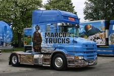 LKW Foto Scania 143E Zugmaschine Österreich blau PITZTAL GIOVANNI SILO-HE #k4hx