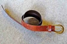 Gürtel, braun, Schlangenhaut