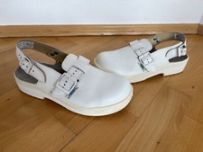 ABEBA Berufsschuhe  Original Clogs Glattleder 39 weiß ARBEITSSCHUHE Damen Schuhe