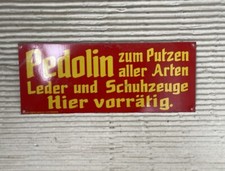 Altes Blechschild  Pedolin