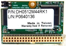 Disk On Module 512MB IDE 44P Flash Memory DH0512M44RK1 PD06-1650-0404 P9254
