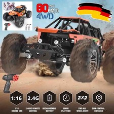 4WD Ferngesteuerter RC Auto 1/16 Elektro Monstertruck Off-Road Monster Truck DE