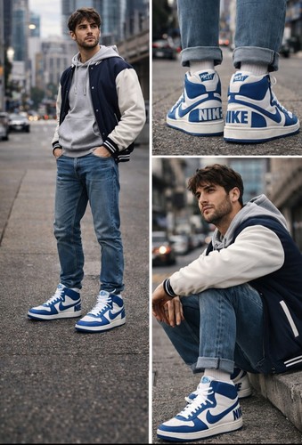 Nike terminator high blue - high,