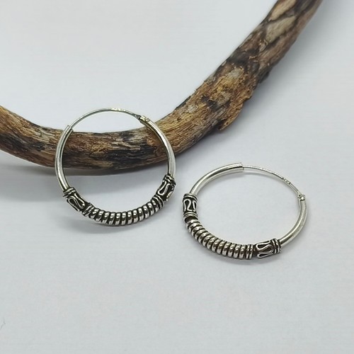 Bali creolen silber 925 - bali,