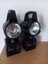 Bosch HSE 5 Scheinwerfer Lampe inkl. Ladegerät 24V Akku Ex 2 Stück Feuerwehr
