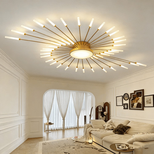 Metall led kronleuchter 1 - led, 42+1