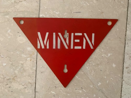 Bundeswehr minenschild warnung - bundeswehr,