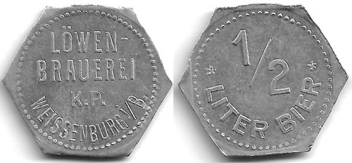 Biermarke weißenburg b - i,