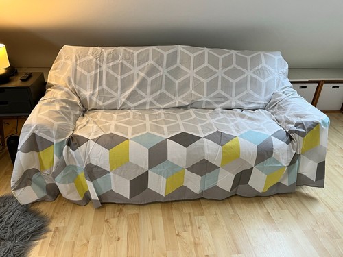 Würfel überwurf sofa couch - "würfel",
