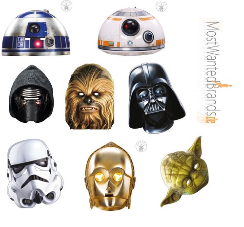 Rubies card mask darth - card, bb-8