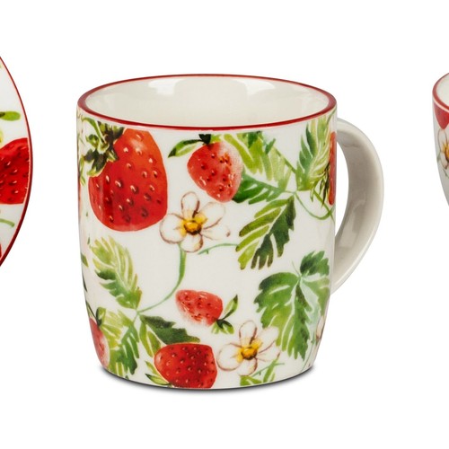 Becher tasse strawberrys - tasse,